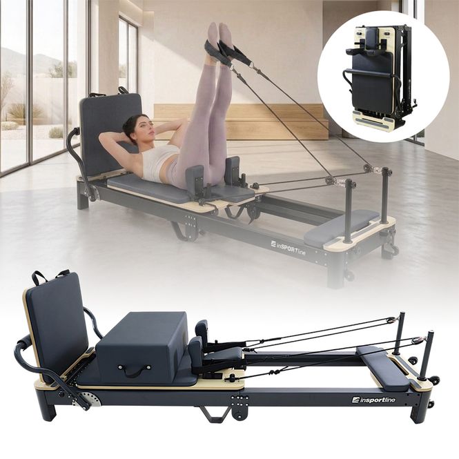 Hovedbilde inSPORTline Pilates-maskin Reformer Comfolder EVO