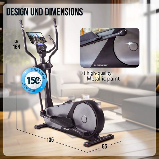 Hovedbilde Christopeit EL 8000 ellipsemaskin med ...
