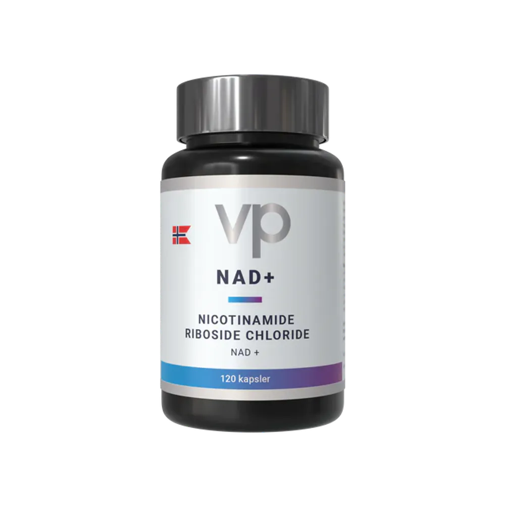 NAD+ 300 mg, 120 kapsler