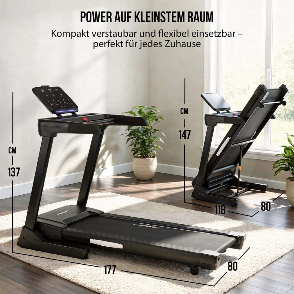 Tredemølle TM 4500 S med el stigning - max 20 km/t