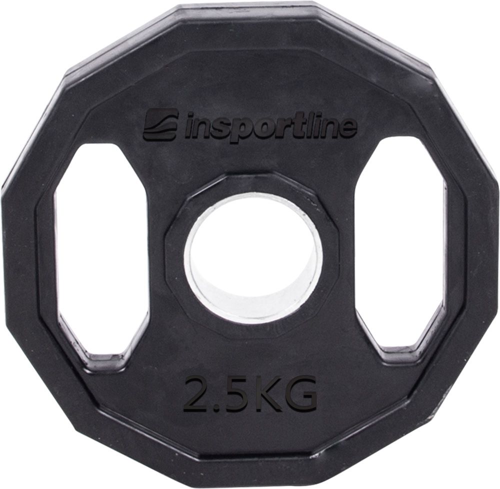 Vektskivesett 107,5 kg 50 mm gummibelagt Ruberton