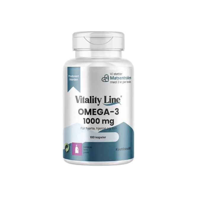 Hovedbilde Vitality Line Omega-3 1000 mg - 100 kapsler