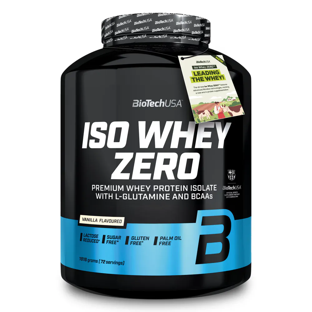 BioTech Iso Whey Zero – Flere Varianter – 1816g