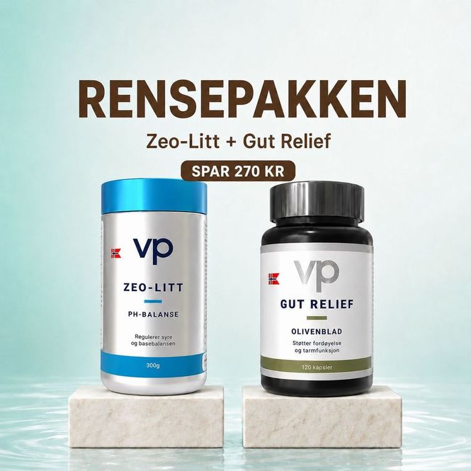 Hovedbilde Rensepakken - Zeo-Litt 300 g pulver og Gut Relief ...