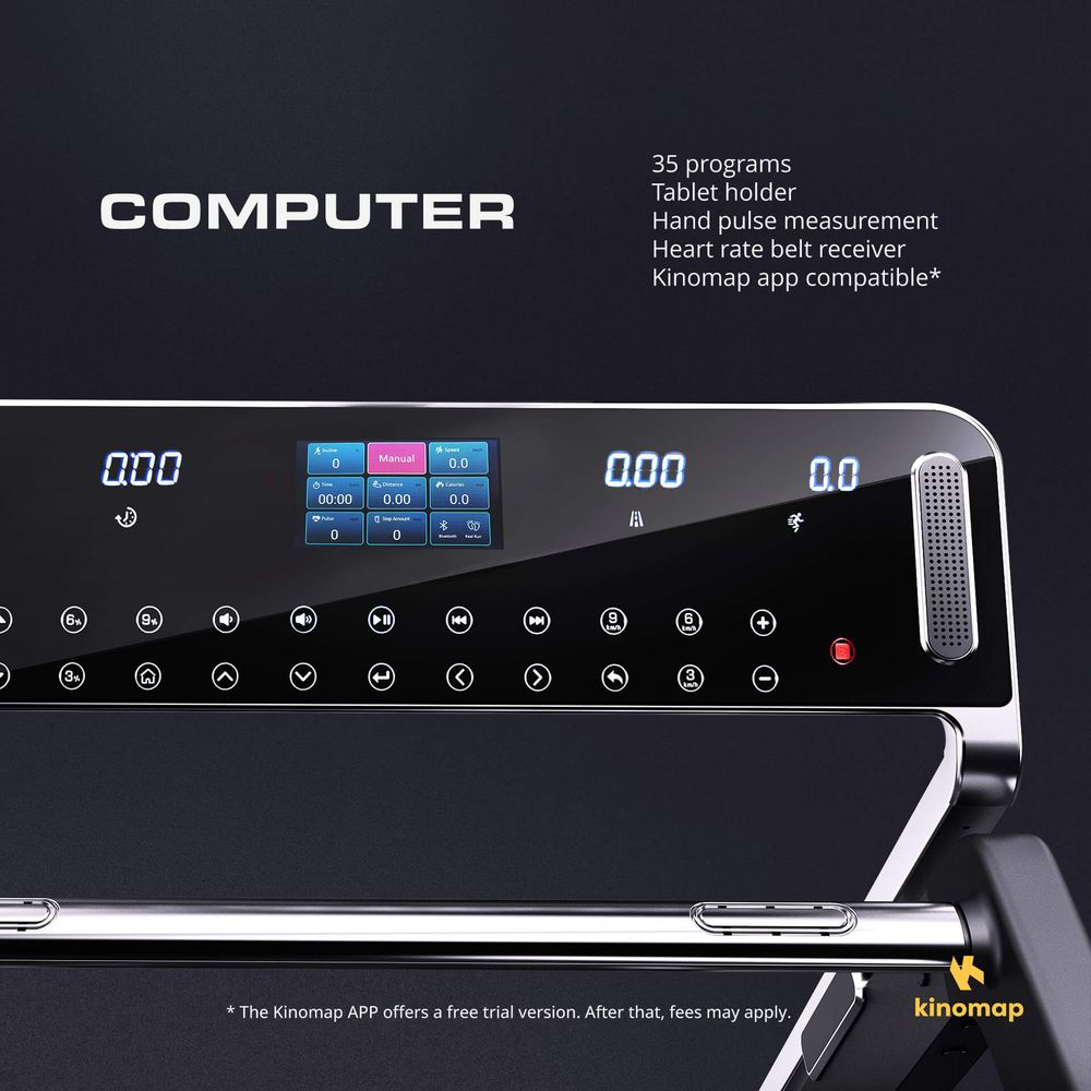 TM 5000S Tredemølle – Maksvekt 150kg og opptil 22km/t